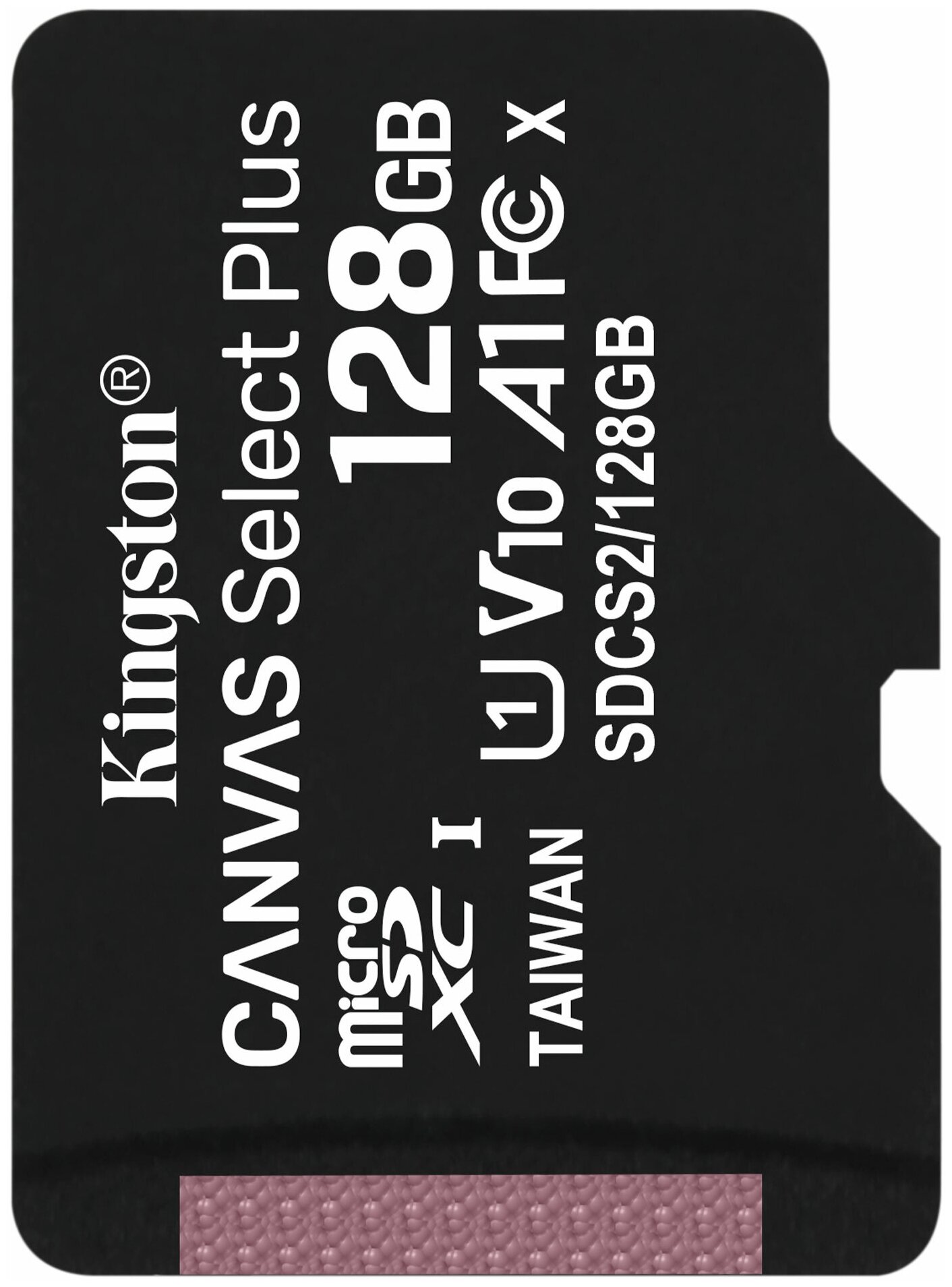 Карта памяти Kingston Canvas Select Plus microSDXC UHS-I, SDCS2/128GBSP