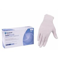 Перчатки Medicom SAFETOUCH LATEX Латексные, Опудренные размер S 100 штук.