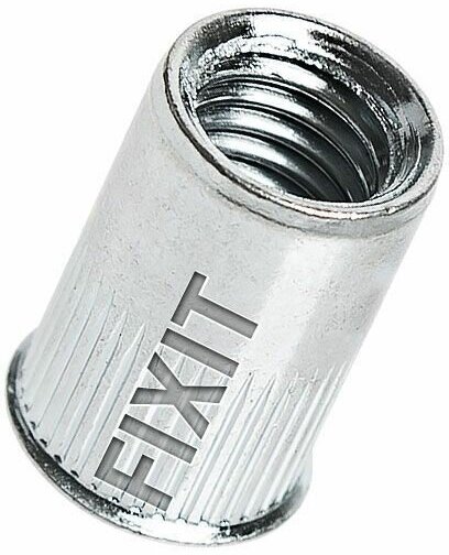 Заклепка-гайка м 5х13 плоск. уменьш. рифл. удл. ст. ц (e: 2.0 - 4.0мм) эф (упак 500 шт)