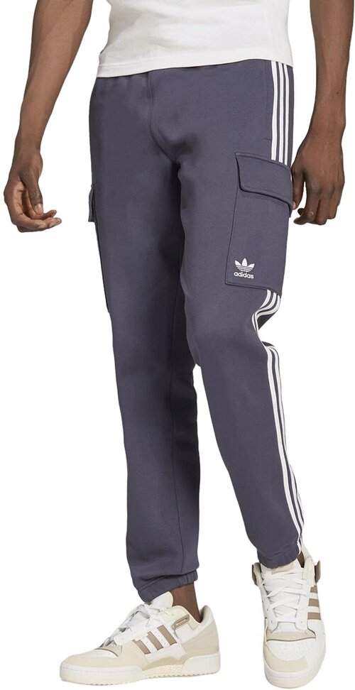 брюки adidas, размер XS, синий