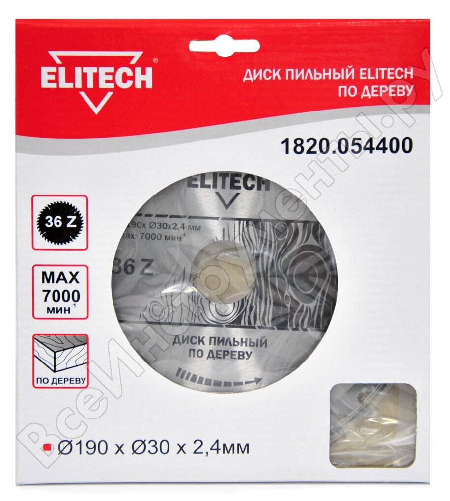 Пильный диск Elitech - фото №1