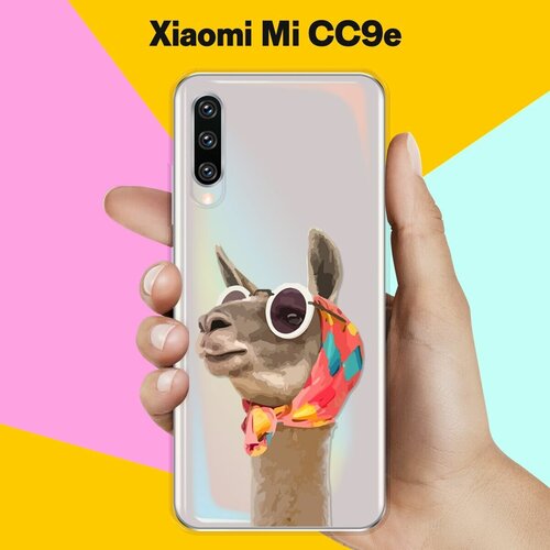 Силиконовый чехол Лама в очках на Xiaomi Mi CC9e силиконовый чехол лама в очках на xiaomi mi cc9e