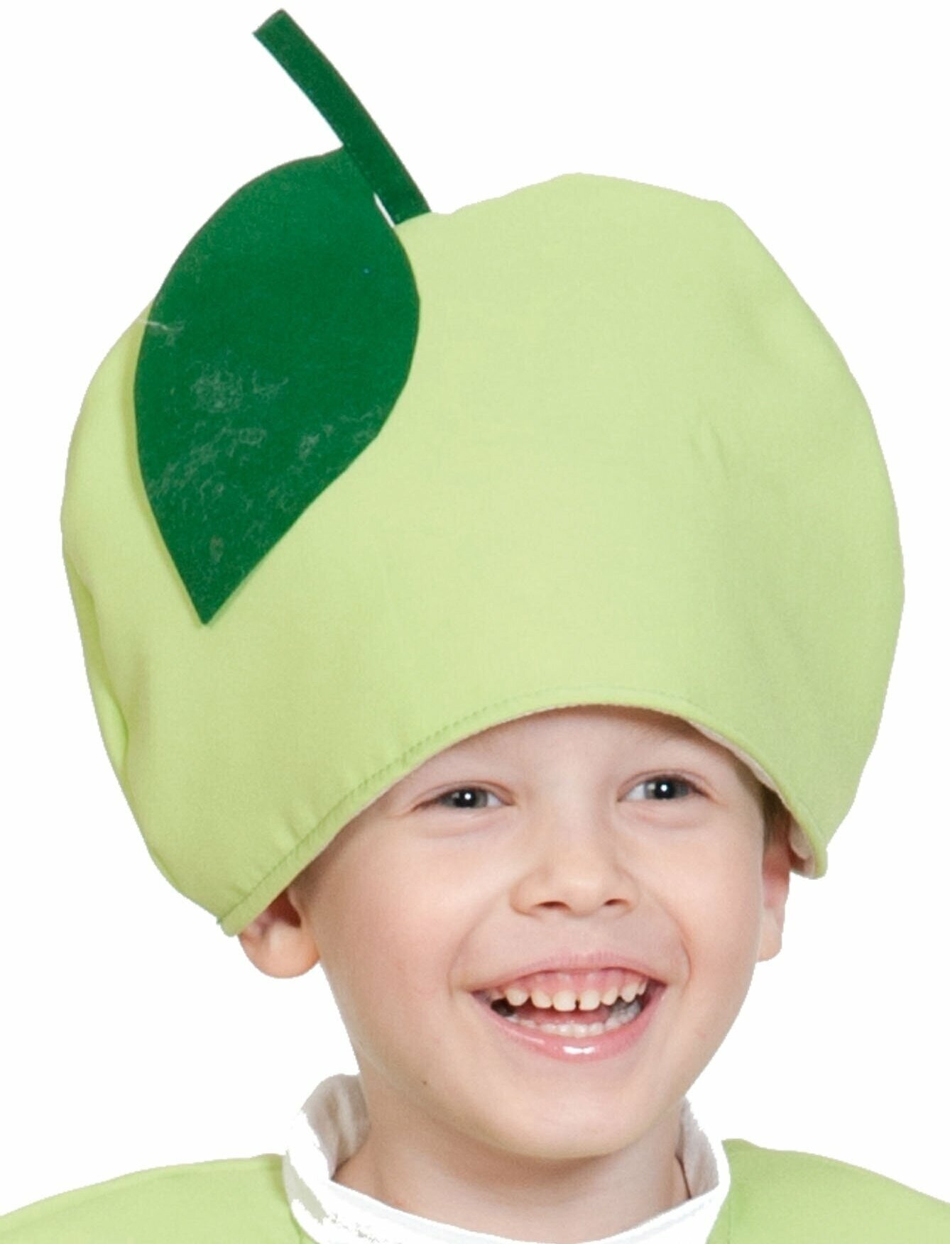 Карнавальная шапка детская "Яблоко", размер 52-54