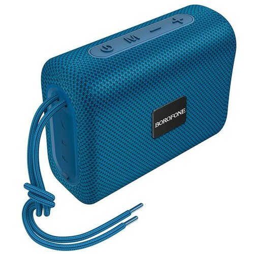 Портативная колонка Borofone BR18 Encourage, 5 Вт, BT5.1, FM, microSD, USB, 500 мАч, синяя