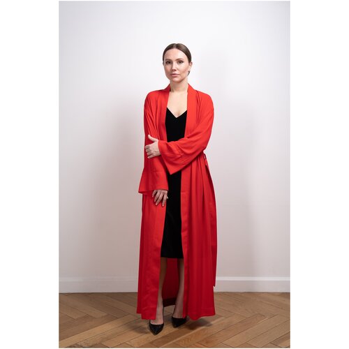 Халат-кимоно красного цвета