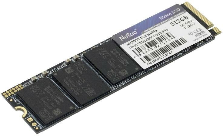 Накопитель SSD Netac M.2 2280 NV2000 NVMe PCIe 512GB (NT01NV2000-512-E4X) - фото №10