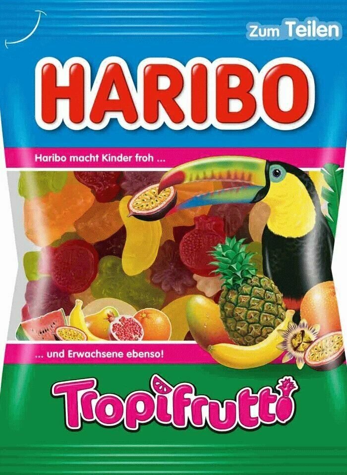 Жевательный мармелад Haribo Tropifrutti, 100 г x 2 шт - фотография № 2