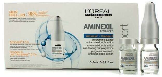 L'Oreal Professionnel Serie Expert Aminexil Advanced Профессиональное средство против выпадения волос, 6 мл, 10 шт., ампулы - фотография № 7