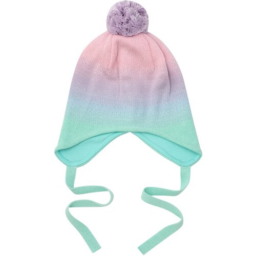 фото Шапка oldos, размер 50-52, розовый, мультиколор