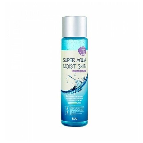 эмульсия для лица увлажняющая с гиалуроновой кислотой iou super aqua moist emulsion 300мл Эмульсия для лица глубоко увлажняющая Welcos IOU Super Aqua Moist Emulsion, 300 мл