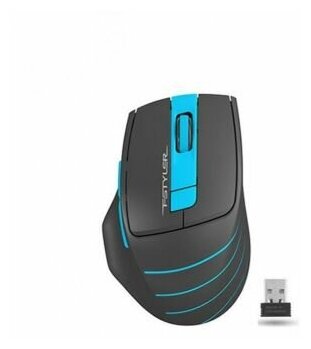 Мышь Wireless A4Tech FG30S серый/синий оптическая (2000dpi) silent USB 1204071