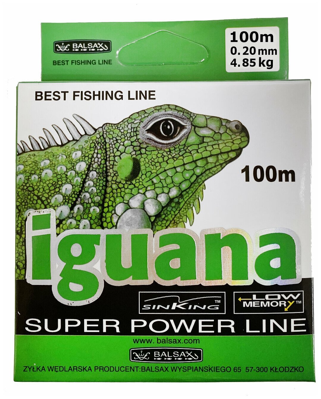 Леска Iguana 0.20mm 100m 2шт