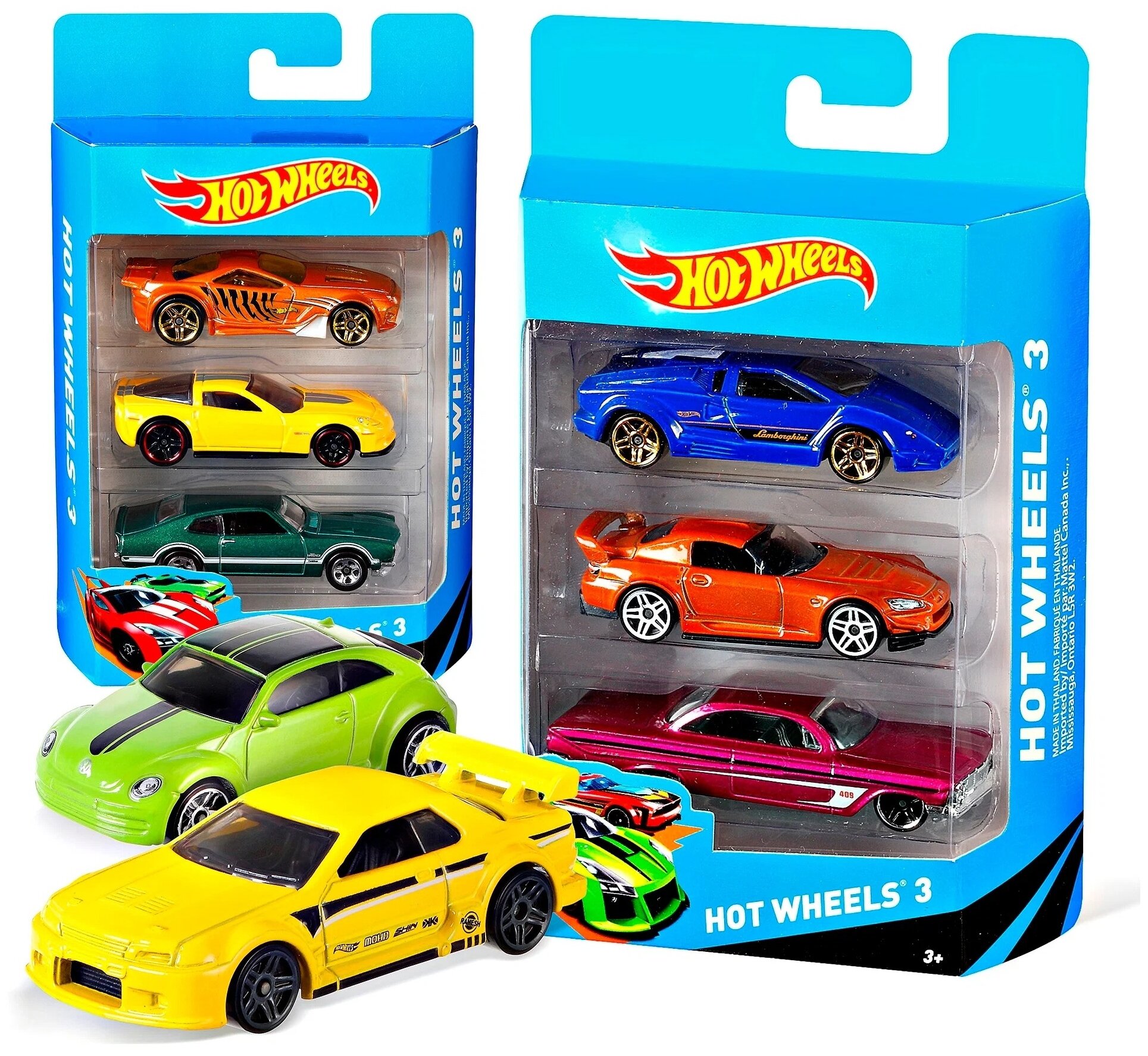 Набор машин Hot Wheels K5904 1:64, 11 см, в ассортименте