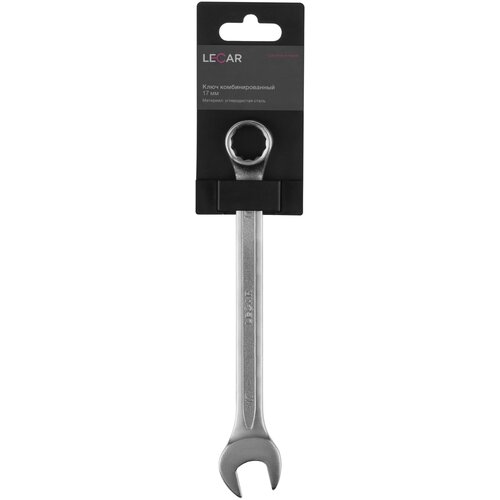 Ключ комбинированный 17 мм Lecar углеродистая сталь LECAR000120414 lecar ключ комбинированный 14х14 lecar