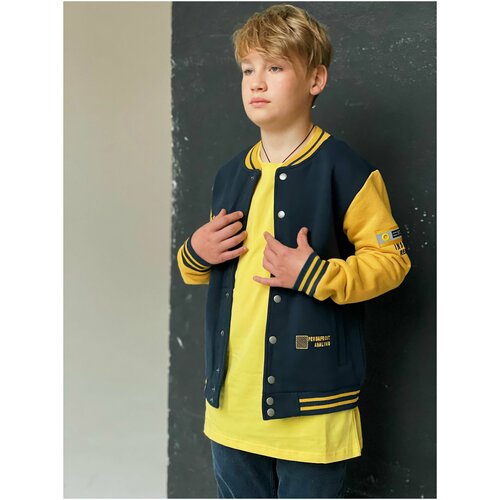 фото Толстовка бомбер для мальчика на 10-11 лет cikoby