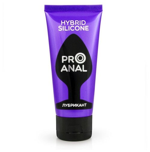 Гель-смазка Hybrid silicone Pro Anal, на силиконовой основе, без запаха, 50 мл