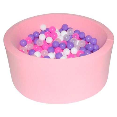 фото Детский бассейн hotenok фиолетовые пузыри (sbh211) розовый/фиолетовый/белый/бесцветный