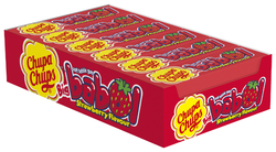 Жевательная резинка Chupa Chups Big babol со вкусом клубники, 24 шт. х 21 г