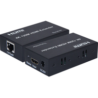 Модулятор-удлинитель HDMI-LAN по витой паре до 120 метров, чёрный