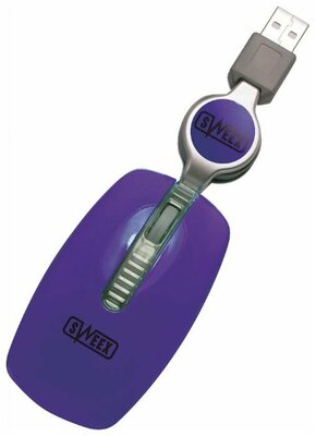 Компактная мышь Sweex MI038 Notebook Optical Mouse Purple Rain USB