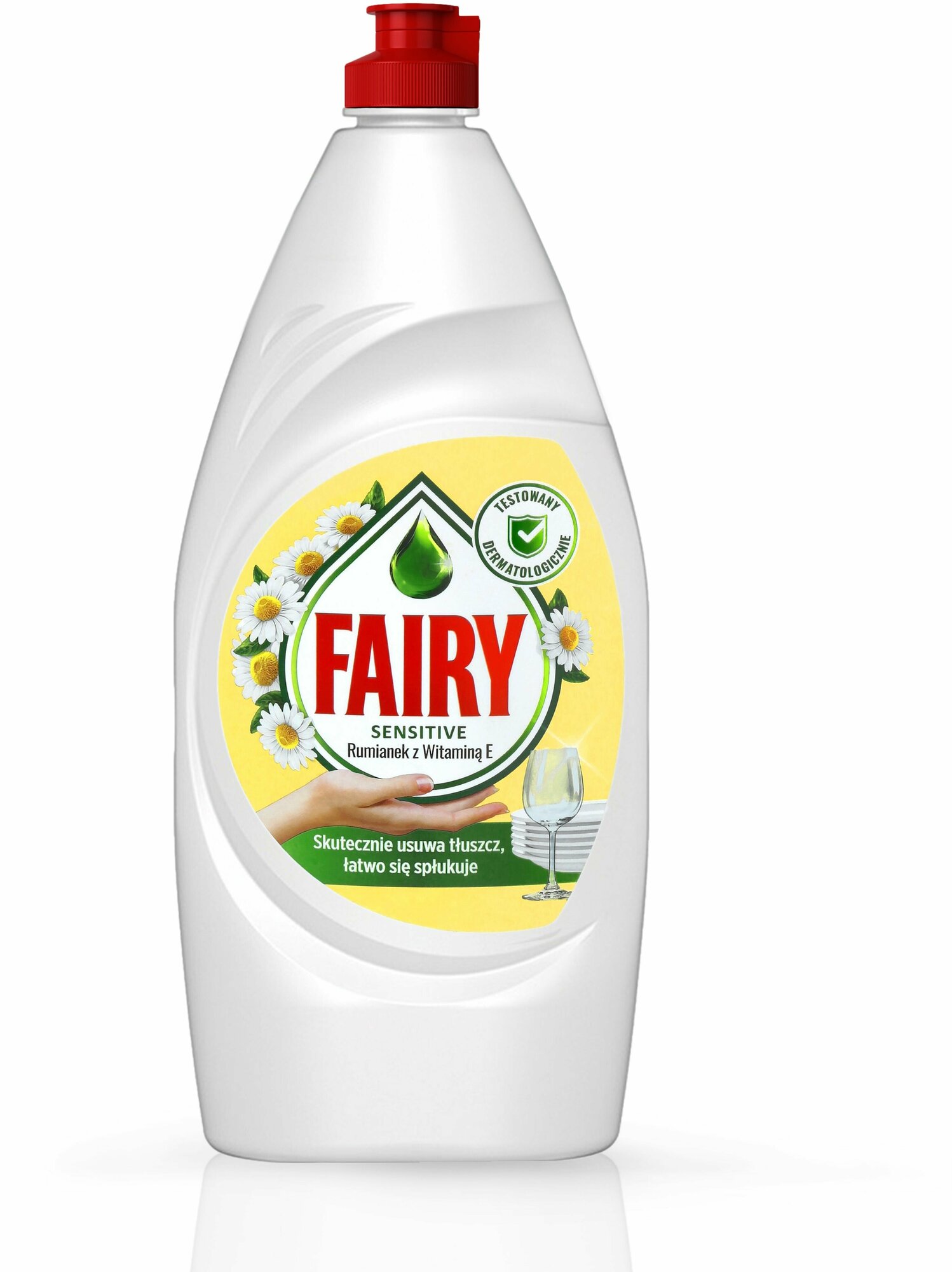 Средство для мытья посуды FAIRY/Фери Ромашка и Витамин E 900 мл — фото 1