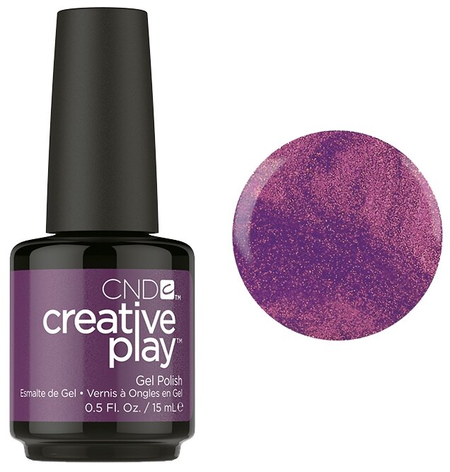 - CND Creative Play Gel Polish, 444, Raisin Eyebrows, 15 