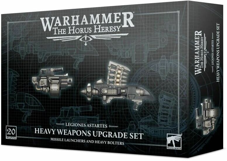 Сборная модель Warhammer Horus Heresy Legiones Astartes - Heavy Weapons Upgrade Set: Missile Launchers and Heavy Bolters