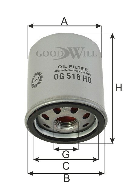 Фильтр масляный GOODWILL OG 516 HQ