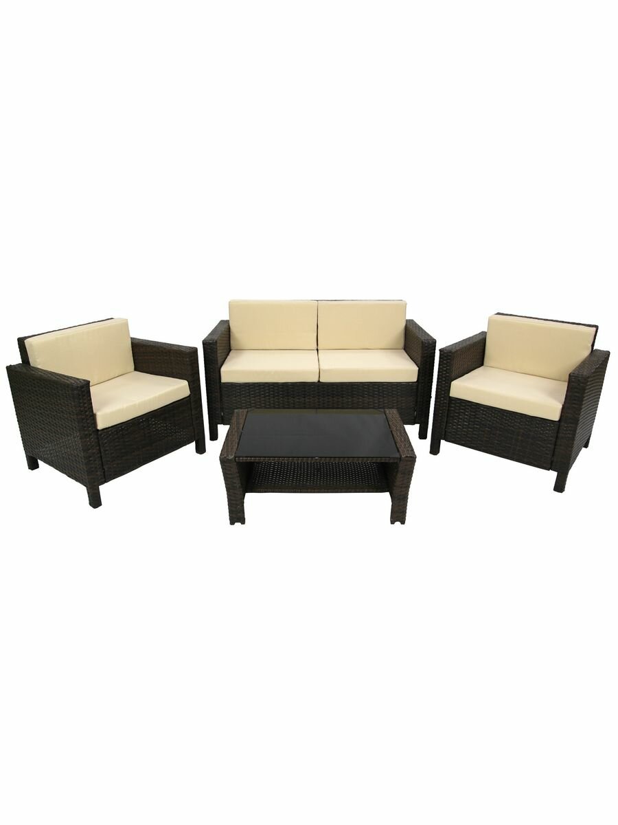 фото Набор садовой мебели из ротанга