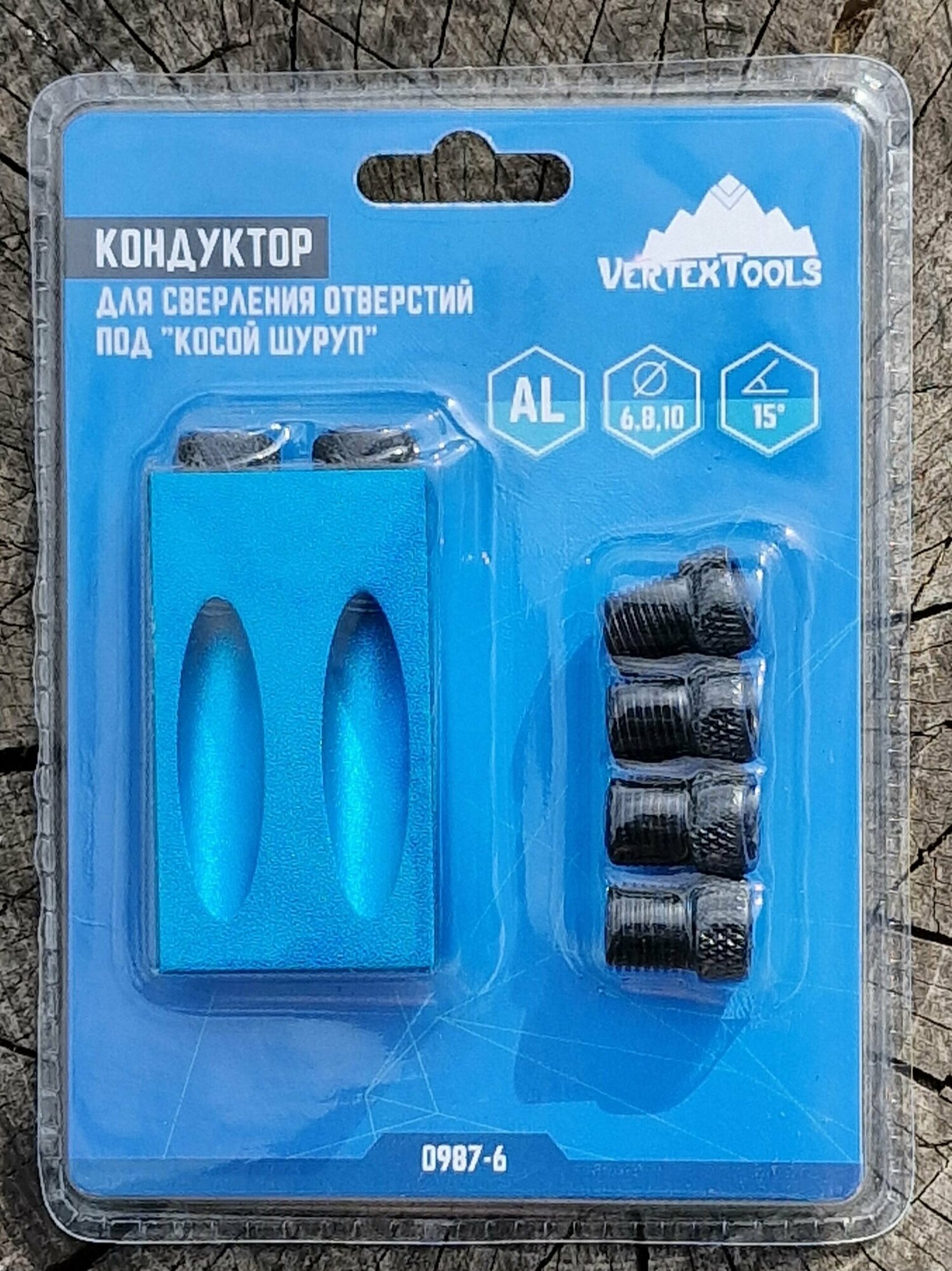 Кондуктор для сверления отверстий под "косой шуруп" VertexTools