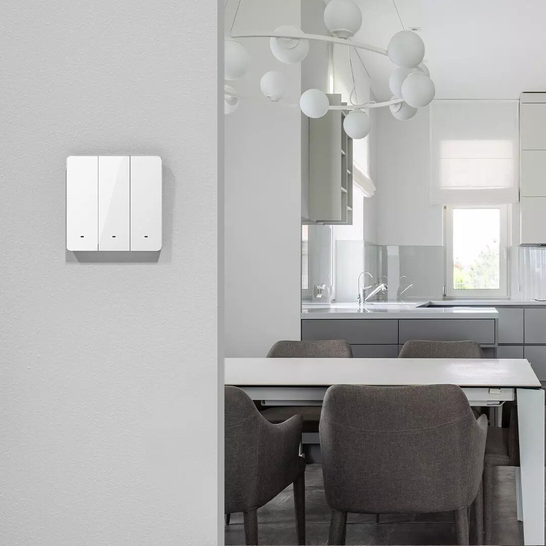 Картинки Умный выключатель трехклавишный Gosund Smart Wall Switch White (S6AM)