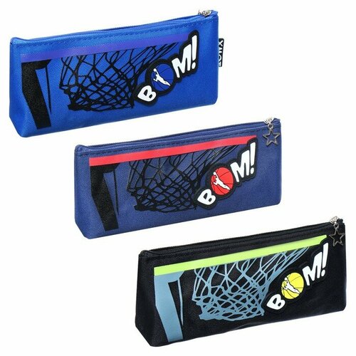Пенал школьный на молнии Баскетбол микс 703₽