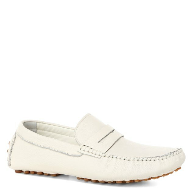 фото Мокасины Maison David TM2857-1 молочно-белый, Размер 45