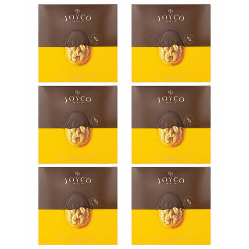 Шоколадные конфеты JOYCO Курага в шоколаде с грецким орехом 150 гр. - 6 шт