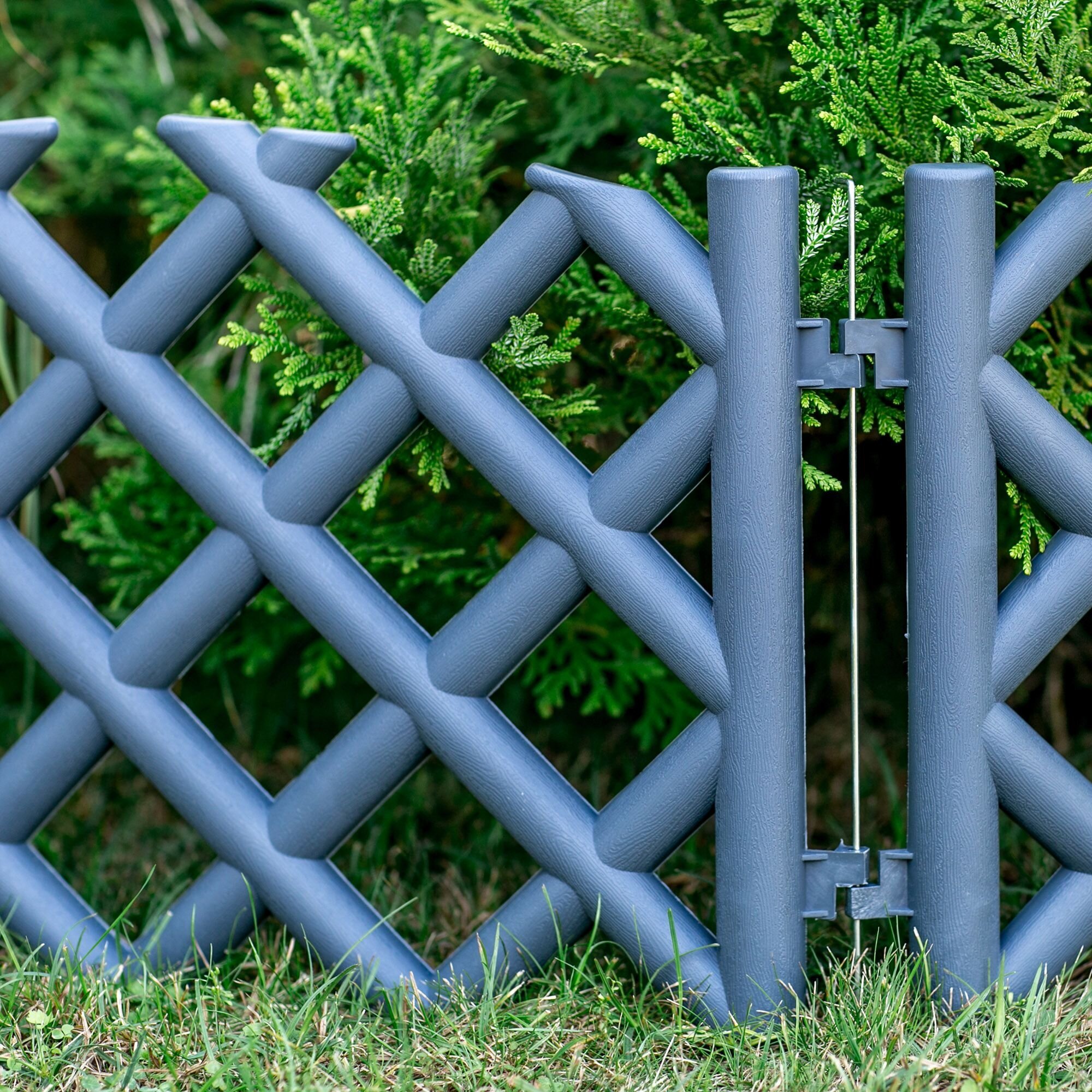 Заборчик BAROKKO графит 40х70 см 4 шт — фото 1