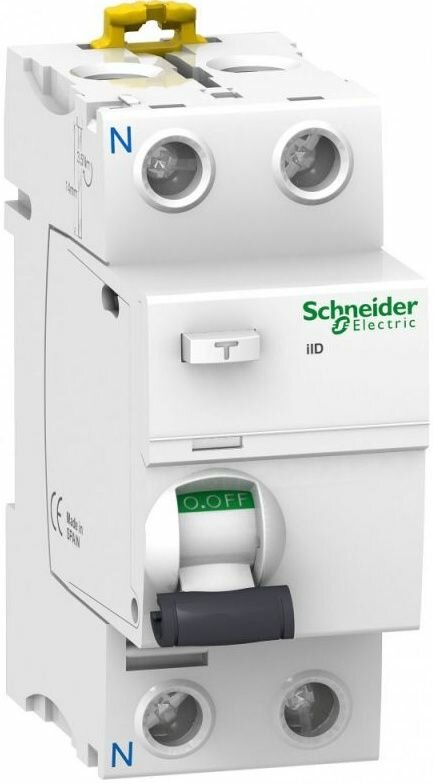 Дифференциальный выключатель нагрузки (УЗО) Acti9 2P 40А 30мА (AC) Schneider Electric A9R41240