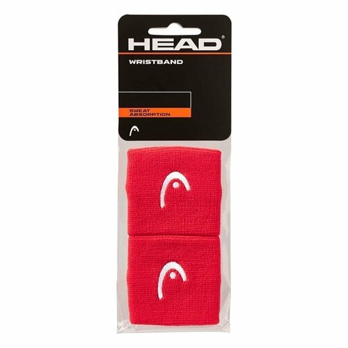 Напульсник для тенниса HEAD Wristband 2.5 x2 красный 285050-RD