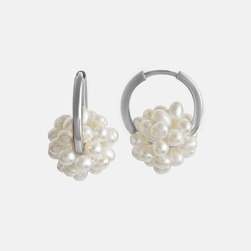 Серьги-трансформеры Pinkcode studio жемчуг пресноводный жемчуг пресноводный культивированный жемчуг культивированный серебристый 4200₽