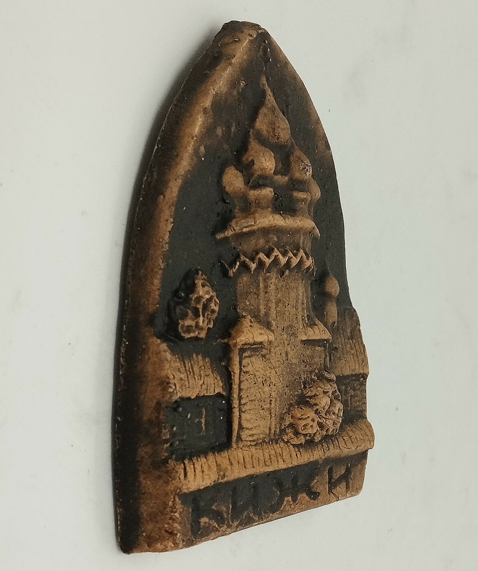 Магнит из молоченой глины "Кижи" — фото 1