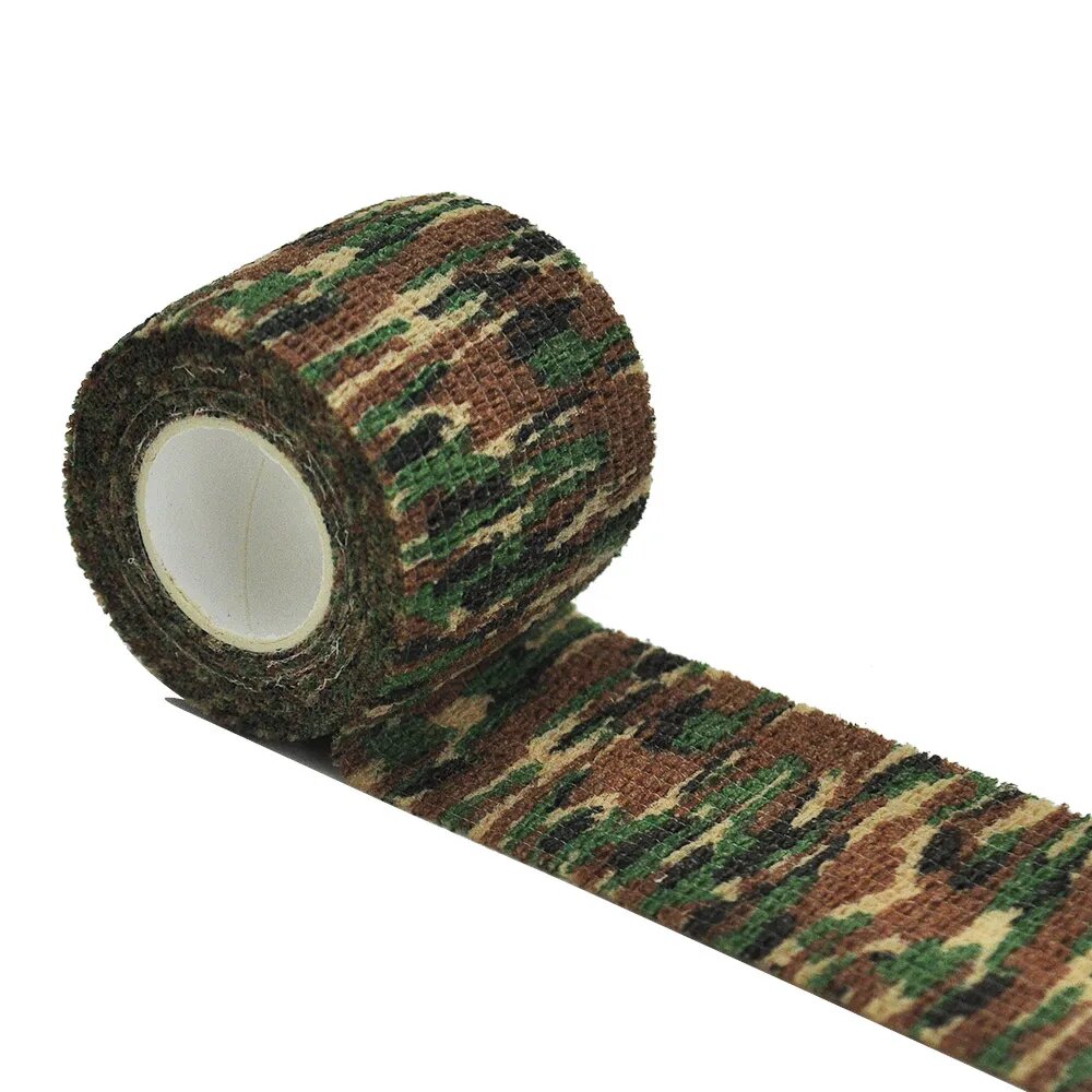 Камуфляжная эластичная намоточная лента для охоты 45 м Bushy pretender 2.5cm X 4.5m
