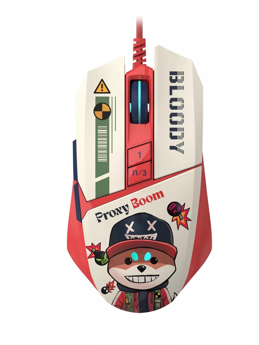 Мышь a4tech Bloody W63 Max Proxy Boom рисунок (120000dpi) USB