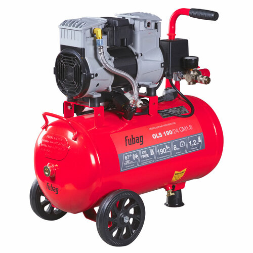 FUBAG OLS 190/24 CM1.6, 190 л/мин, ресивер 24, 8 бар, 220 В