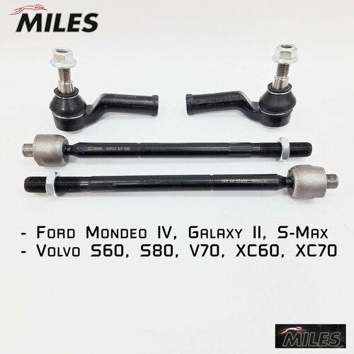 фото Рулевые тяги и наконечники miles для ford mondeo galaxy s max volvo s60 s80 v6 v70