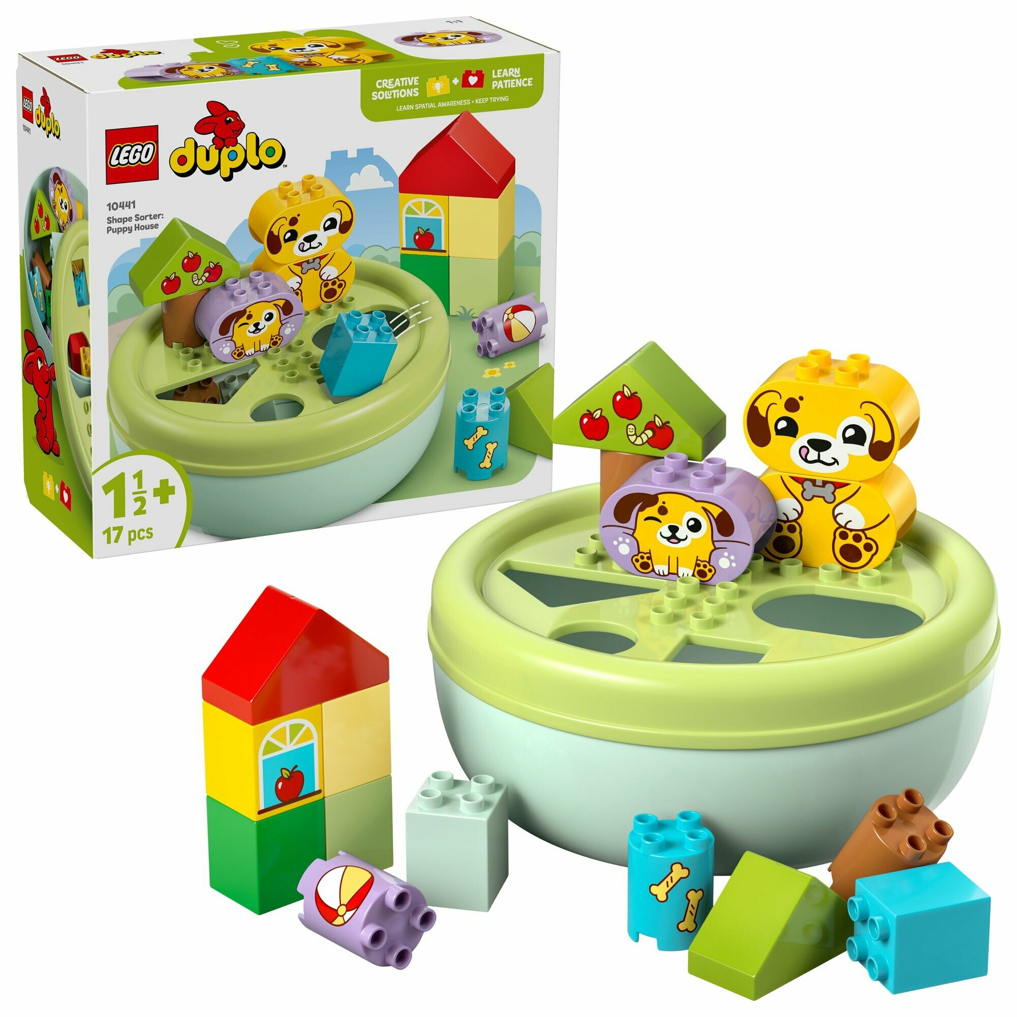 Конструктор LEGO Duplo 10441 SHAPE SORTER: PUPPY HOUSE, 17 дет.