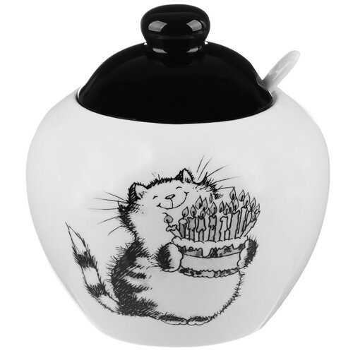 MILLIMI Забавные коты Сахарница 550мл, керамика