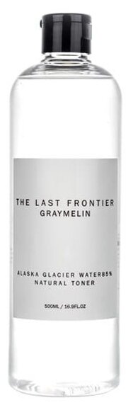 Тонер для лица GRAYMELIN с ледниковой воды Аляски The Last Frontier Alaska Glacier Water 85% Natural Toner, 500мл