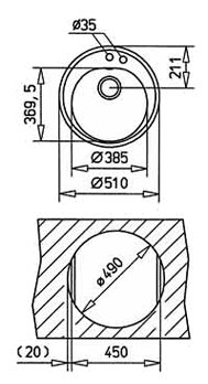 Мойка Teka Centroval 45 B-TG Бежевый (песок) - фотография № 2