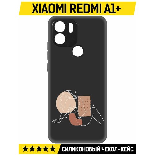 Чехол-накладка Krutoff Soft Case Чувственность для Xiaomi Redmi A1+ черный чехол накладка krutoff soft case чувственность для xiaomi redmi 10c черный
