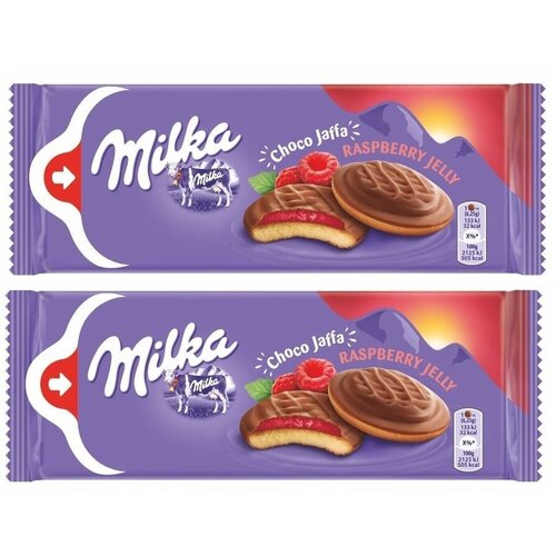 Печенье Milka Jaffa Малина 147 г Х 2