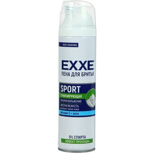 Пена для бритья Exxe Sport Energy Cool Effect, 200 мл пена для бритья exxe sport energy cool effect охлаждающая 200мл